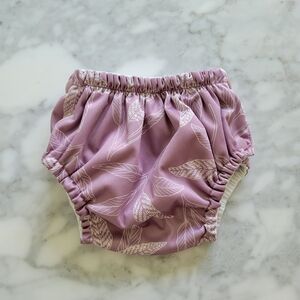 Floral Purple Baby Bloomers